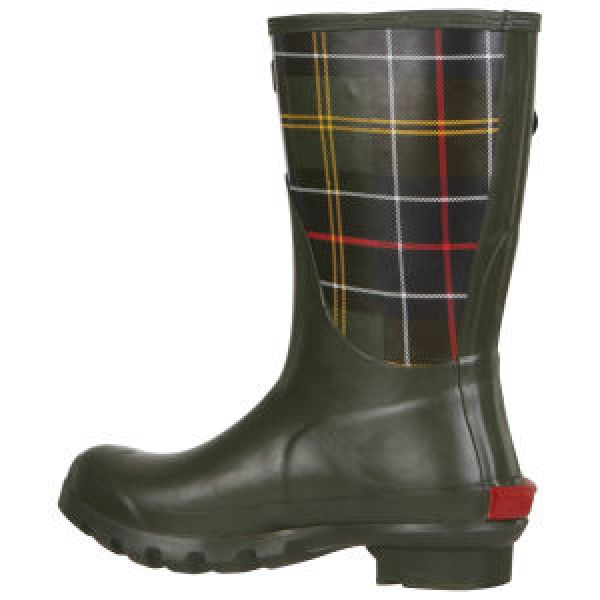 barbour tartan wellies