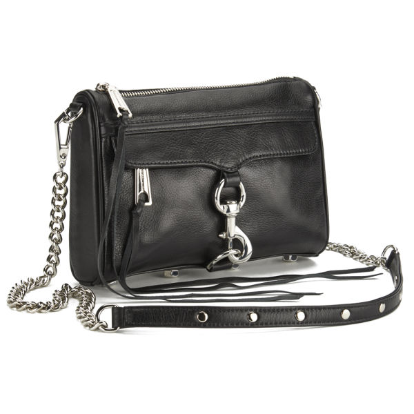 Rebecca Minkoff Women's Mini M.A.C. Leather Cross Body - Black: Image 11