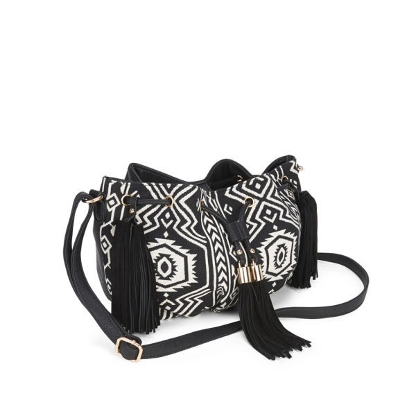 Street Level Aztec Print Cross Body Bag - Multi