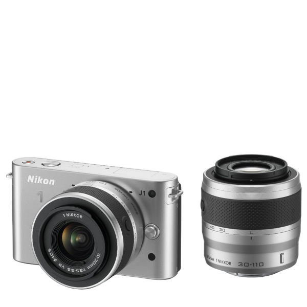 Nikon 1 J1 Compact System Camera with 1030mm and 30110mm Double Lens