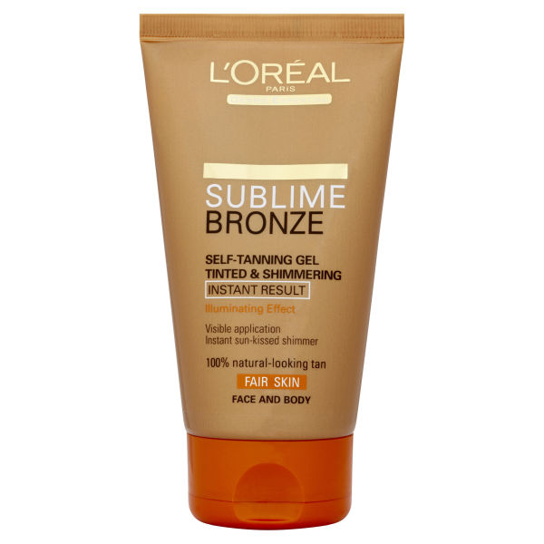 L'Oreal Paris Sublime Bronze Instant Tinted And Shimmering Self Tanning