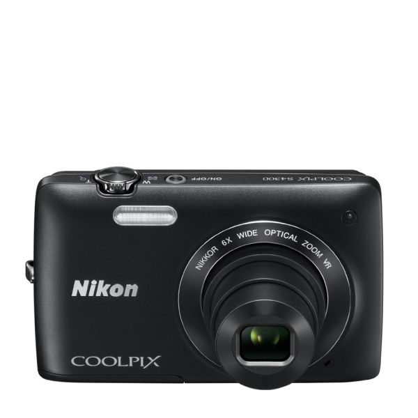 Nikon Coolpix S4300 Compact Digital Camera - Black (16MP, 6x Optical ...