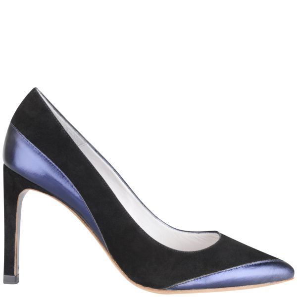 Paul Smith Shoes Women's Ayla Leather Court Shoes - Black Ante Kid