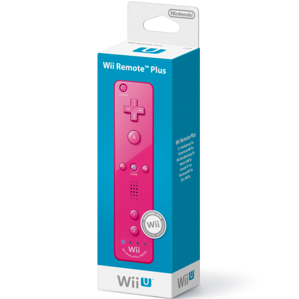 Wii U Remote Plus Pink Wii U accessories Zavvi
