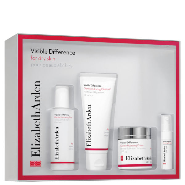 Elizabeth Arden Visible Difference Dry Skin Set Free Shipping Lookfantastic