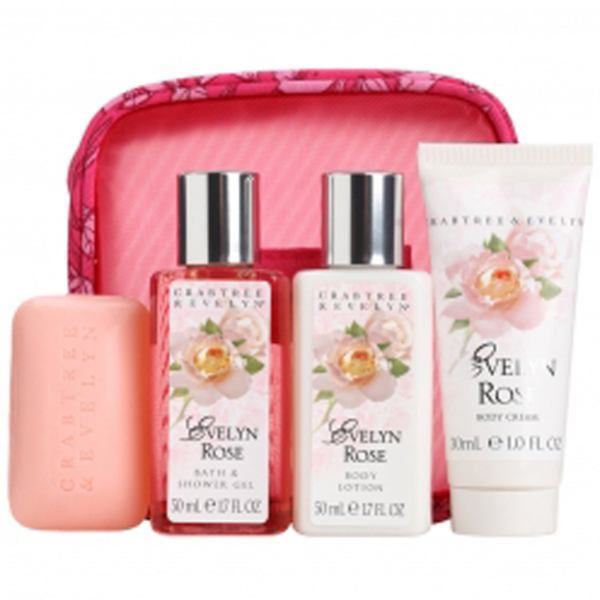 Crabtree & Evelyn Evelyn Rose Gift Collection (4 Products) Free