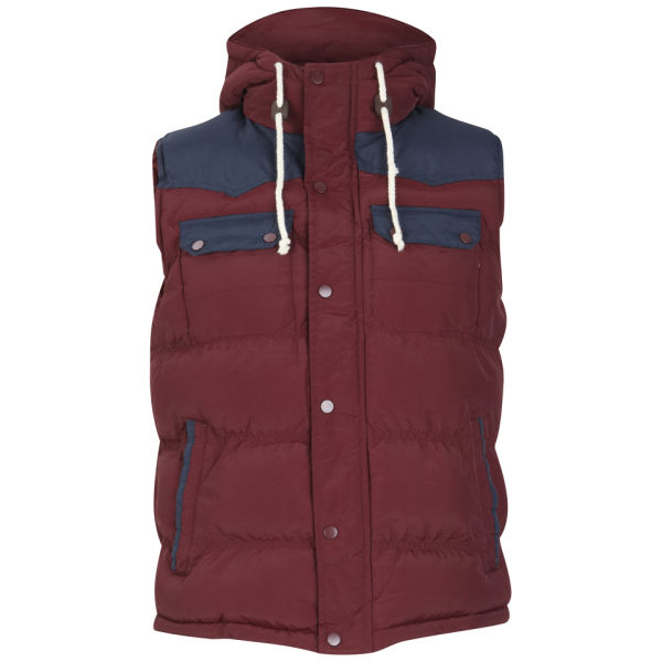 Shop by category Available in three designs, this men's padded gilet features a zip fastening on the front with two front pockets and a full lining Size: Large. Colour: Black. Gender: Male. Age Group: Adult.