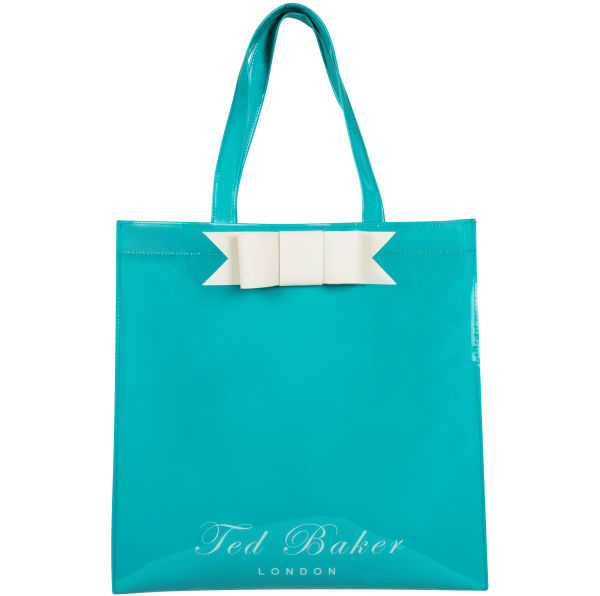Buy Ted Baker Lilcon Bow Small Ikon Shopper Handbag, Nude Pink Online at johnlewis