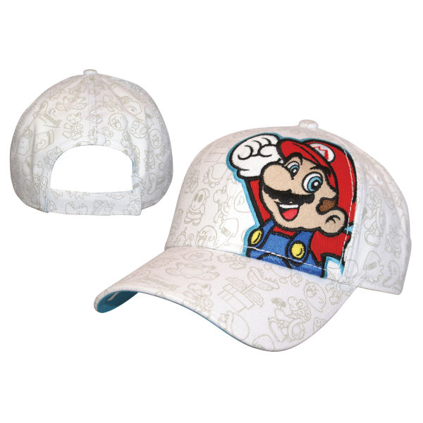 Mario - Adjustable Cap (White): Image 01