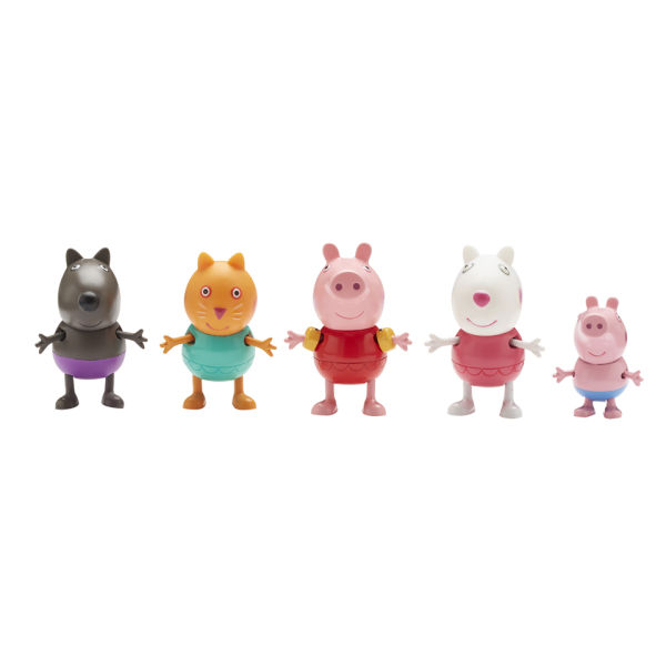 Peppa Pig Holiday 5Figure Pack Toys Zavvi