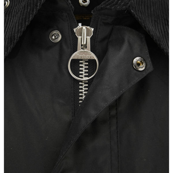 Barbour Jacket Mens Bedale Waxed Jacket Black Outlet Australia