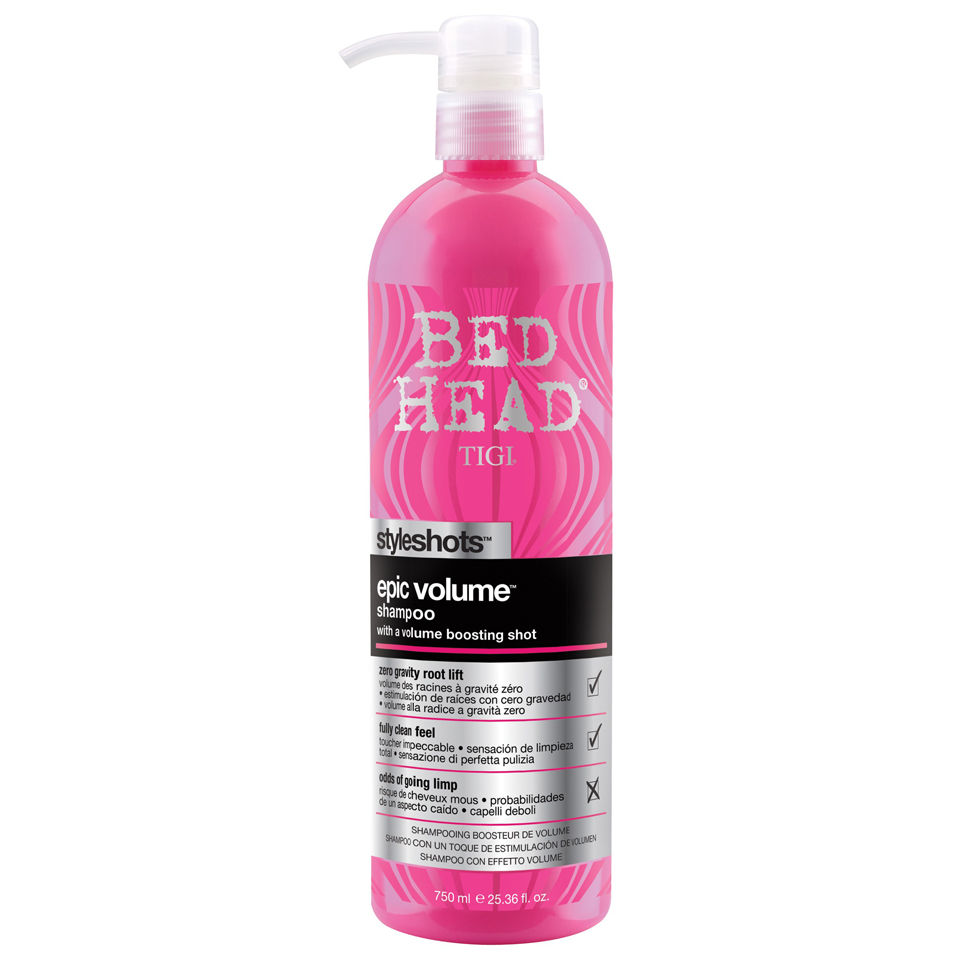 TIGI Bed Head Epic Volume Shampoo Styleshots (750ml)
