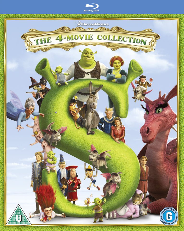 Shrek 14 Bluray Zavvi