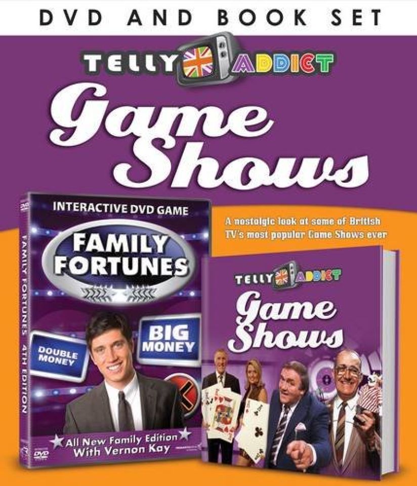 Telly Addict Game Shows (Includes Book) DVD Zavvi