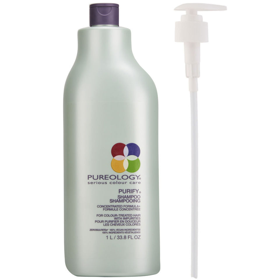 pureology purify shampoo (1000ml) with pump