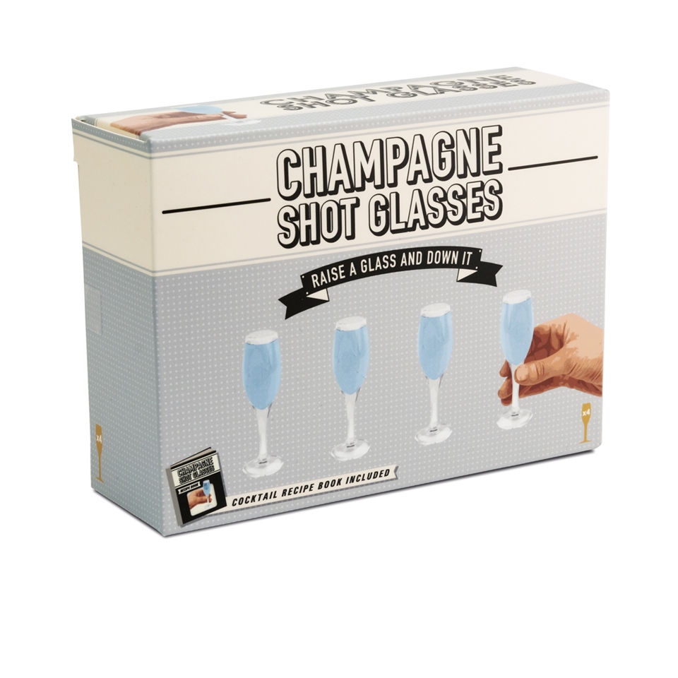 Bluw Champagne Shot Glasses IWOOT