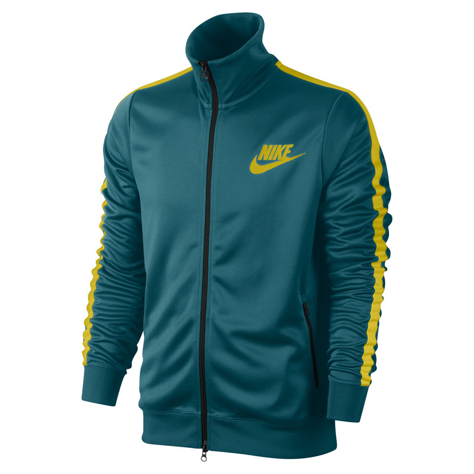 Nike Men's Tribute Track Jacket Green Sports & Leisure
