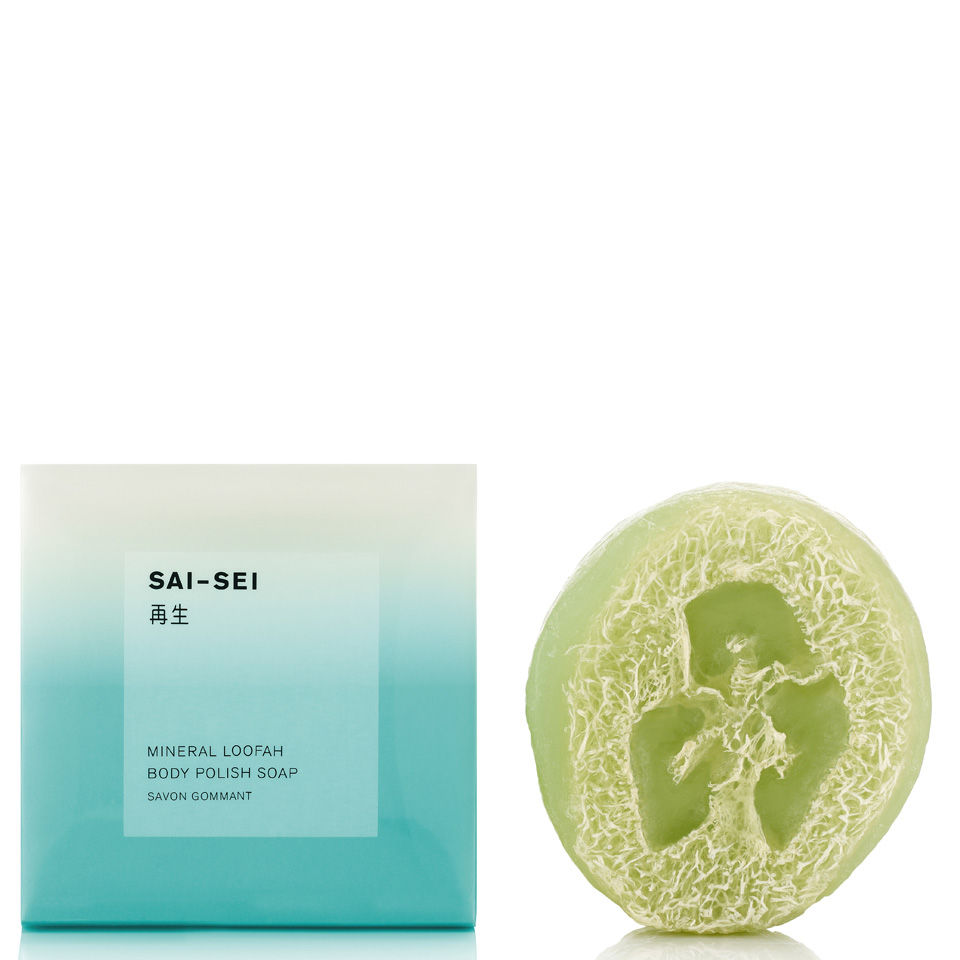 Sai Sei Mineral Loofah Body Polish (Soap 85g) Free Shipping