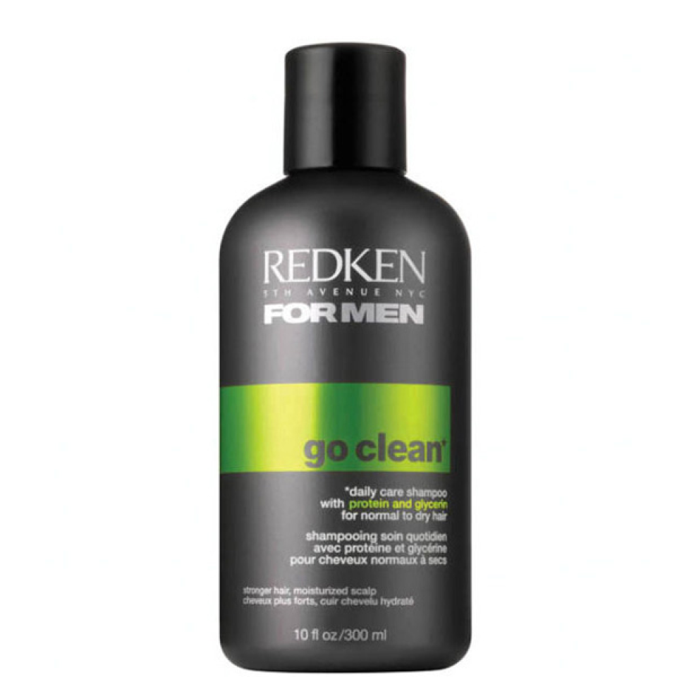 Redken For Men Go Clean Shampoo (300ml) Free Shipping Lookfantastic