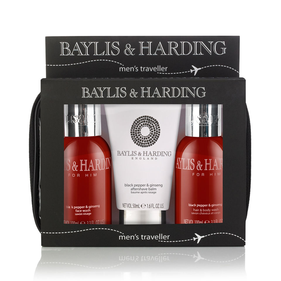Baylis & Harding Black Pepper and Ginseng Wash Bag - Hair Baylis & Harding Black Pepper and Ginseng Wash Bag - Hair