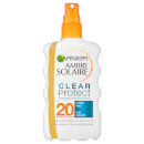 Ambre Solaire Clear Protect Transparent Sun Cream Protection Spray SPF20 200ml