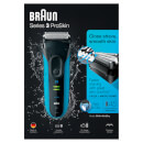 BRAUN WET AND DRY SHAVER SERIES 3-340