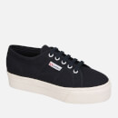 Superga Women's 2790 Linea Up Down Flatform Trainers - Navy