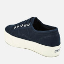 Superga Women's 2790 Linea Up Down Flatform Trainers - Navy