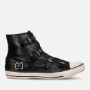 Ash Women's Virgin Leather Hi-Top Trainers - Black
