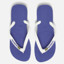 Havaianas Brasil Logo Flip Flops - Marine Blue