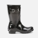 Hunter Women's Original Short Gloss Wellies - Black