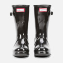 Hunter Women's Original Short Gloss Wellies - Black