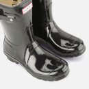 Hunter Women's Original Short Gloss Wellies - Black