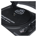 GPO Retro Memphis Turntable 4-in-1 Music System with Built in CD and FM Radio - Silver