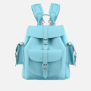 Grafea Sky Medium Leather Rucksack - Sky Blue