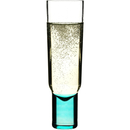 Sagaform Club Champagne Glasses 2 Pack - Turquoise/Orange