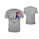 Mario LET'S A GO - T-Shirt (Grey)
