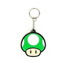 1-UP Mushroom - Rubber Keychain