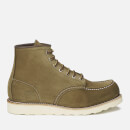 Red Wing Men's 6 Inch Moc Toe Leather Lace Up Boots - Olive Mohave