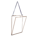 Nkuku Extra Large Kiko Glass Frame - Antique Copper - Portrait 11" x 14" (36 x 29cm)