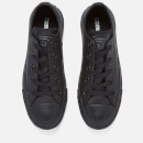 Converse Chuck Taylor All Star Ox Leather Trainers - Black Monochrome