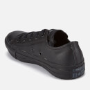 Converse Chuck Taylor All Star Ox Leather Trainers - Black Monochrome
