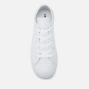 Converse Chuck Taylor All Star Ox Leather Trainers - White Monochrome
