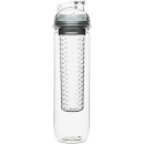 Sagaform Fresh Bottle with Fruit Piston - Clear