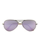 Ray-Ban Aviator Large Metal Sunglasses - Demiglos Brushed Bronze/Lilac Mirror - 58mm