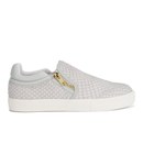 Ash Women's Intense Leather Skater Trainers - Marble