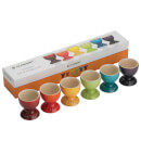 Le Creuset Stoneware Rainbow Egg Cups (Set of 6) - Multi