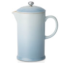 Le Creuset Stoneware Cafetiere Coffee Press - Coastal Blue