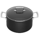 Le Creuset Toughened Non-Stick Deep Casserole Dish with Glass Lid - 24cm