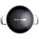 Le Creuset Toughened Non-Stick Deep Casserole Dish with Glass Lid - 24cm